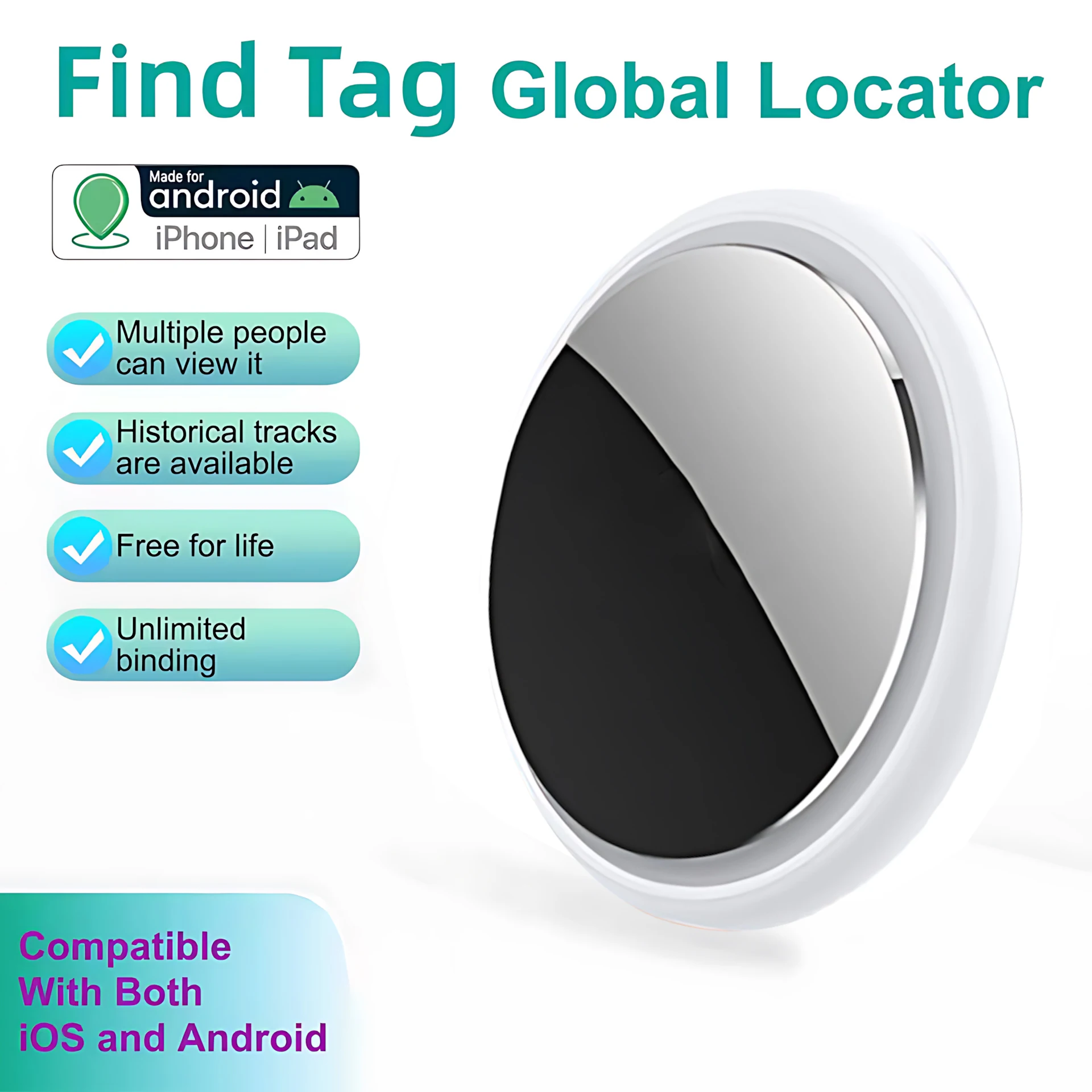 2026 Smart Mini GPS Anti - lose Tracker Sound locate msg reminder alarm For keys wallets kids pets APP tracking on iOS & Android
2026 Smart Mini GPS Anti - lose Tracker Sound locate msg reminder alarm For keys wallets kids pets APP tracking on iOS & Android