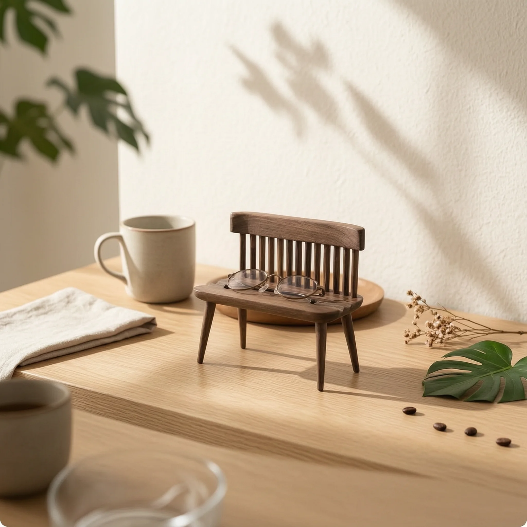 Wooden Chair Glasses Holder Quirky Design Walnut Eyeglass Stand Mini Wooden Chair Holder Bedside Storage Home Decor Easy to Find
Wooden Chair Glasses Holder Quirky Design Walnut Eyeglass Stand Mini Wooden Chair Holder Bedside Storage Home Decor Easy to Find
