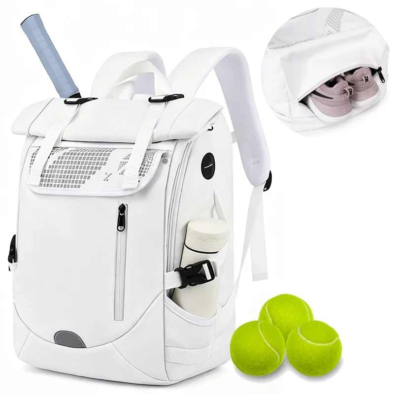 Tennis bag / Tennis backpack - Suitable for both men and women - Can hold 2 tennis rackets - Includes shoe compartment - Large P
Tennis bag / Tennis backpack - Suitable for both men and women - Can hold 2 tennis rackets - Includes shoe compartment - Large P