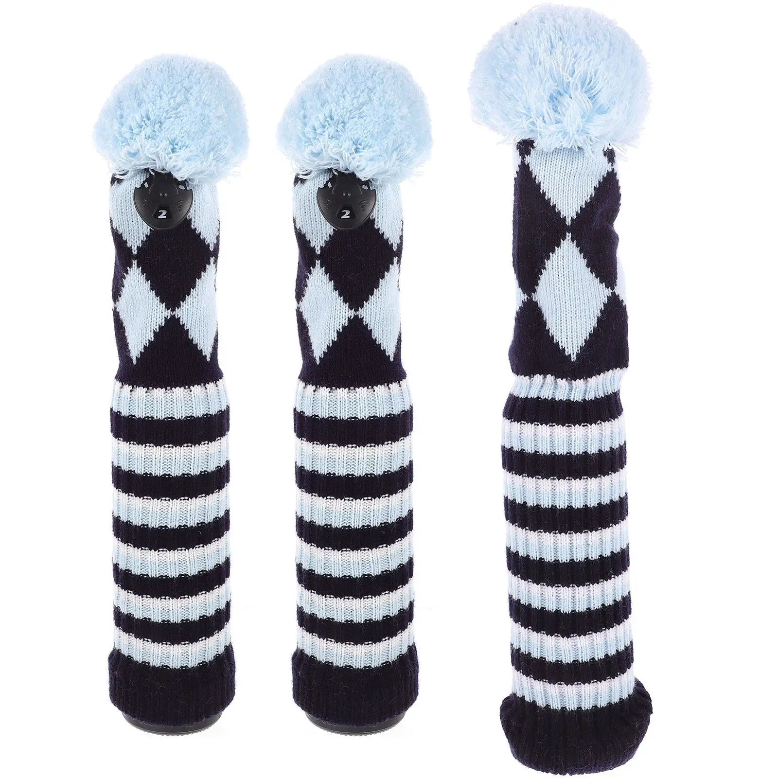 3Pcs Wood Headcover for Golf Clubs Knitted Fabric Driver Hybrid Head Covers Long Neck Shaft Protection Dings Damage Resistant
3Pcs Wood Headcover for Golf Clubs Knitted Fabric Driver Hybrid Head Covers Long Neck Shaft Protection Dings Damage Resistant