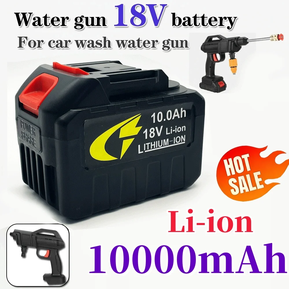 Upgraded Version 18V 10Ah/10000mAh Replacement Li-Ion Battery for Car Washer High Pressure Water Gun Car Wash Spare Part
Upgraded Version 18V 10Ah/10000mAh Replacement Li-Ion Battery for Car Washer High Pressure Water Gun Car Wash Spare Part