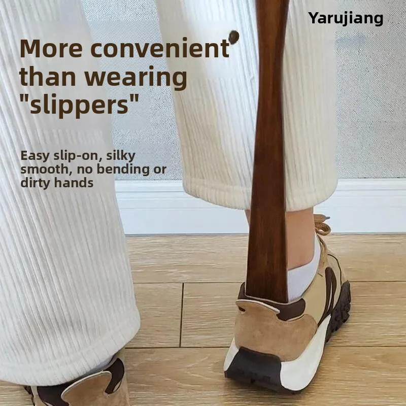 Long Handle Wooden Shoe Horn for Home Use Pregnant Elderly People Easy to Wear No Bending Waist Extended Handle Shoe Picker
Long Handle Wooden Shoe Horn for Home Use Pregnant Elderly People Easy to Wear No Bending Waist Extended Handle Shoe Picker