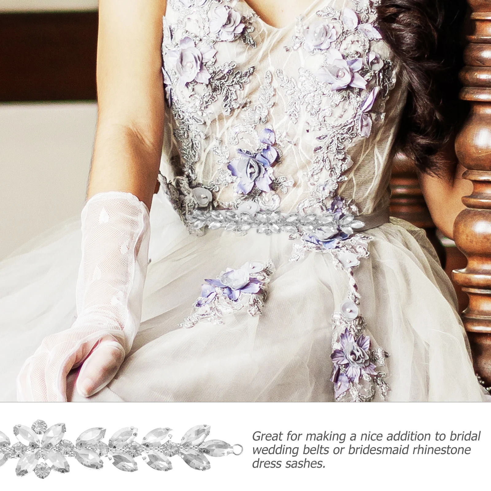 Rhinestone Flower Chain Applique Decorative Patches for Clothes Shoes Repair Wedding Bridal Sash Garment DIY Craft Project
Rhinestone Flower Chain Applique Decorative Patches for Clothes Shoes Repair Wedding Bridal Sash Garment DIY Craft Project