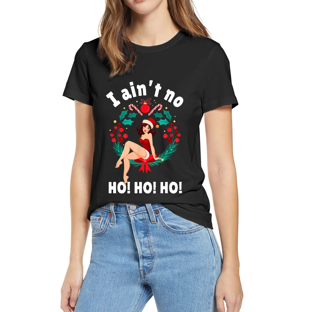 100% Cotton I Ain't No Ho Ho Ho Christmas Funny Gift Summer Women Casual Novelty Oversized T-Shirt Unisex Loose Tops Tee
100% Cotton I Ain't No Ho Ho Ho Christmas Funny Gift Summer Women Casual Novelty Oversized T-Shirt Unisex Loose Tops Tee
