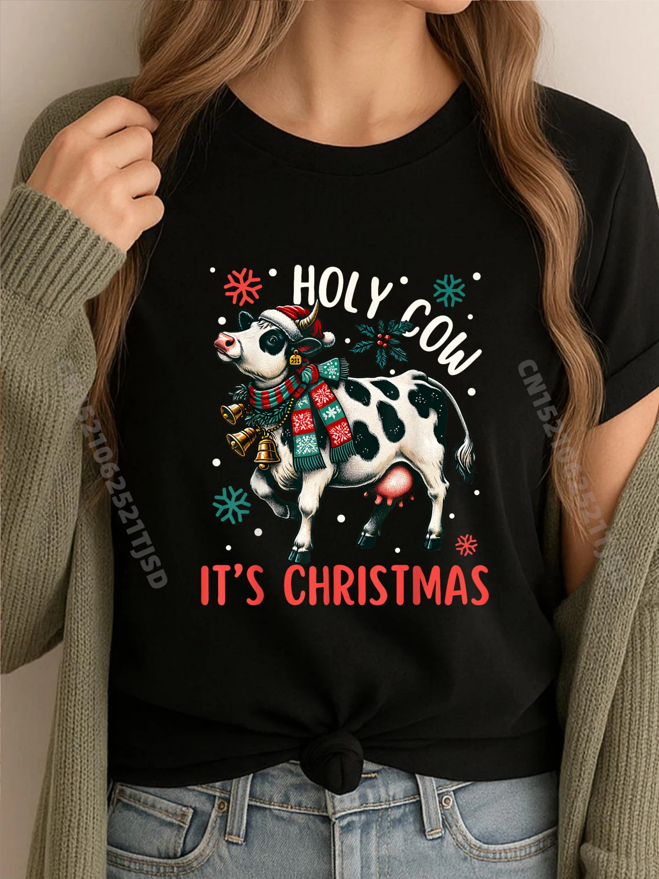 Футболка Holy Cow It Christmas Farm Animal Cow Lover Grahpic, футболка на заказ 
Футболка Holy Cow It Christmas Farm Animal Cow Lover Grahpic, футболка на заказ