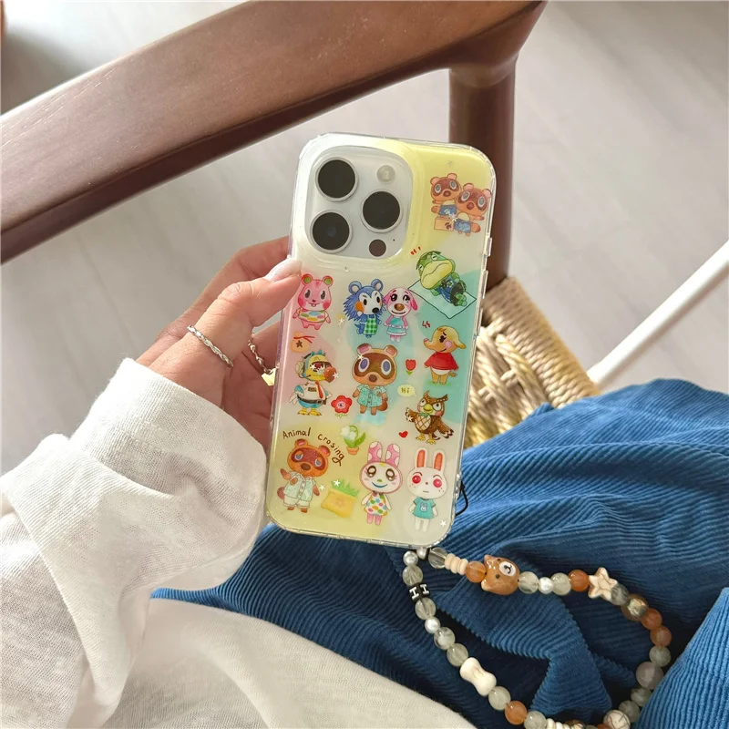 Funny Cute Cartoon Animals Phone Case For iPhone 16 Pro 15 13 14 Pro Max Back Cover with Chain Strap Kawaii Shockproof Cases 16
Funny Cute Cartoon Animals Phone Case For iPhone 16 Pro 15 13 14 Pro Max Back Cover with Chain Strap Kawaii Shockproof Cases 16