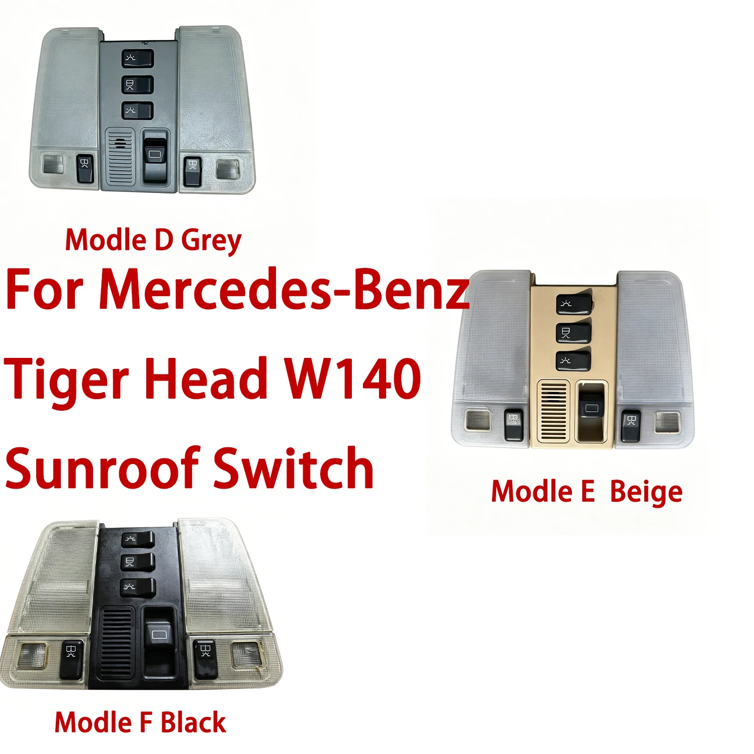 chengcheng-For Mercedes-Benz Tiger Head W140 Sunroof Switch, Reading Light Function in Good Condition, Original Parts
chengcheng-For Mercedes-Benz Tiger Head W140 Sunroof Switch, Reading Light Function in Good Condition, Original Parts