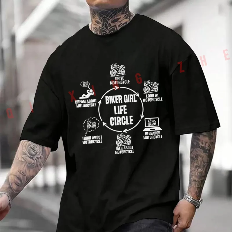 Biker Circle Motorcycle Girl Design Motorcycle T-shirt Men And Women Cotton Casual Tshirt Short-sleeve O-neck Tops
Biker Circle Motorcycle Girl Design Motorcycle T-shirt Men And Women Cotton Casual Tshirt Short-sleeve O-neck Tops
