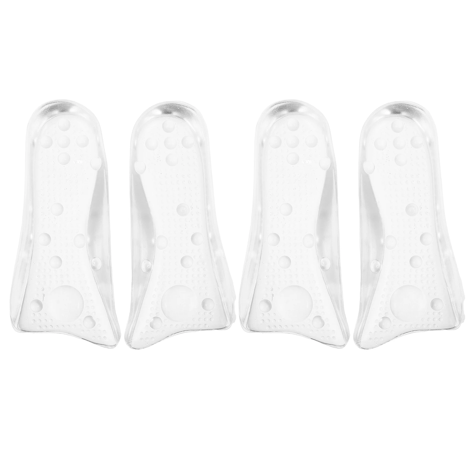 2 Pairs Massage Shock Absorbing Half-size Pad Gel Shoe Inserts Insole Clear Insoles
2 Pairs Massage Shock Absorbing Half-size Pad Gel Shoe Inserts Insole Clear Insoles