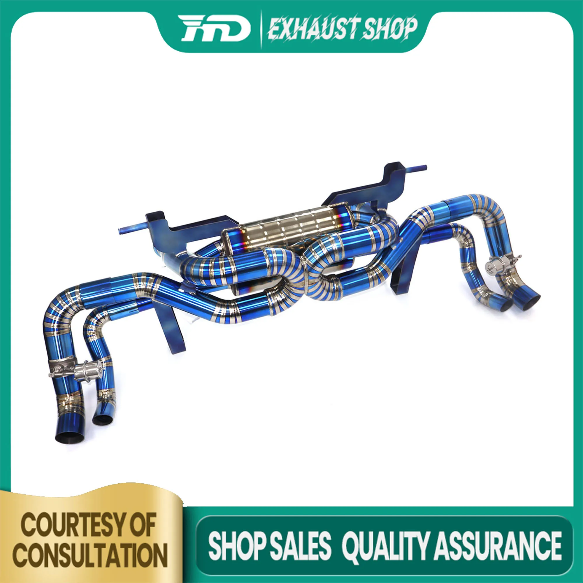 Customizable Catback For Audi R8 V10 5.2L 2022+ Exhaust System Titanium Alloy Vacuum Valve Muffler Non-destructive Installation
Customizable Catback For Audi R8 V10 5.2L 2022+ Exhaust System Titanium Alloy Vacuum Valve Muffler Non-destructive Installation