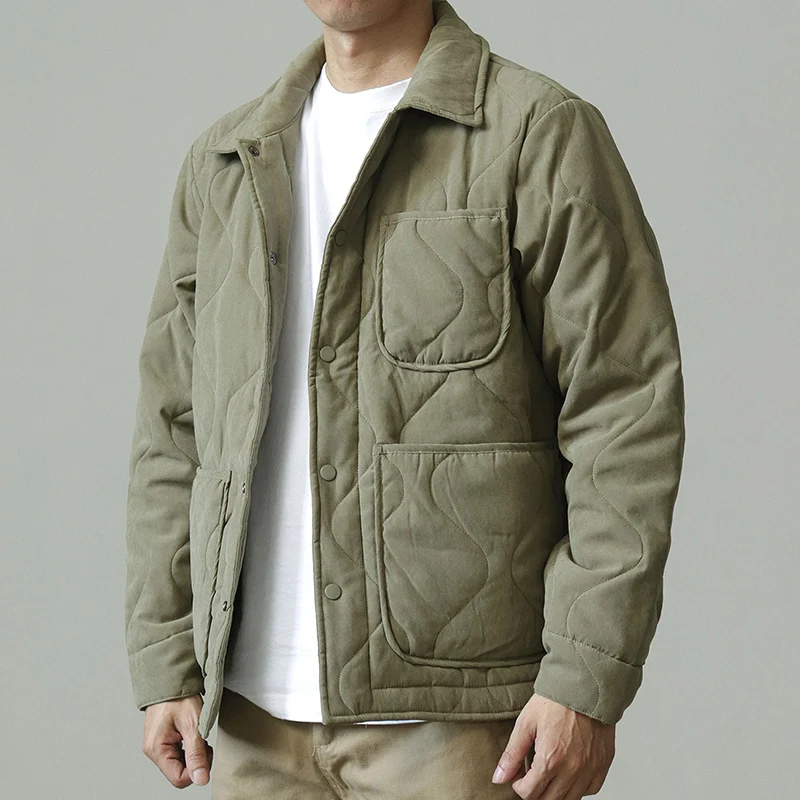 Winter New American Retro Long Sleeve Lapel Cotton-padded Cargo Jacket Men's Simple Thick Inner Liner Casual Multi-pocket Coat
Winter New American Retro Long Sleeve Lapel Cotton-padded Cargo Jacket Men's Simple Thick Inner Liner Casual Multi-pocket Coat