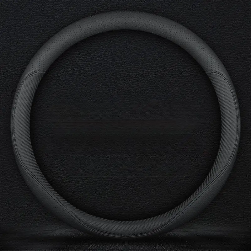 Car steering wheel cover black 15-inch universal Black carbon fiber non-slip ultra-thin steering car cover decoration direction
Car steering wheel cover black 15-inch universal Black carbon fiber non-slip ultra-thin steering car cover decoration direction