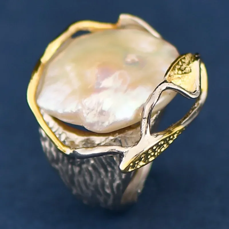 S925 Sterling Silver Rings for Women New fashion Antique Baroque Pearl Contrasting Colors Punk Jewelry Free Shipping
S925 Sterling Silver Rings for Women New fashion Antique Baroque Pearl Contrasting Colors Punk Jewelry Free Shipping