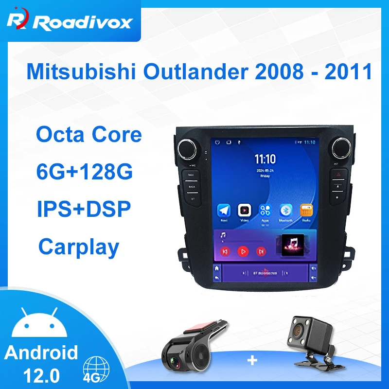 9,7-дюймовый Android 12, автомобильный радиоприемник в стиле Tesla для Mitsubishi Outlander 2008-2011, GPS-навигация, мультимедийный плеер, стерео
9,7-дюймовый Android 12, автомобильный радиоприемник в стиле Tesla для Mitsubishi Outlander 2008-2011, GPS-навигация, мультимедийный плеер, стерео