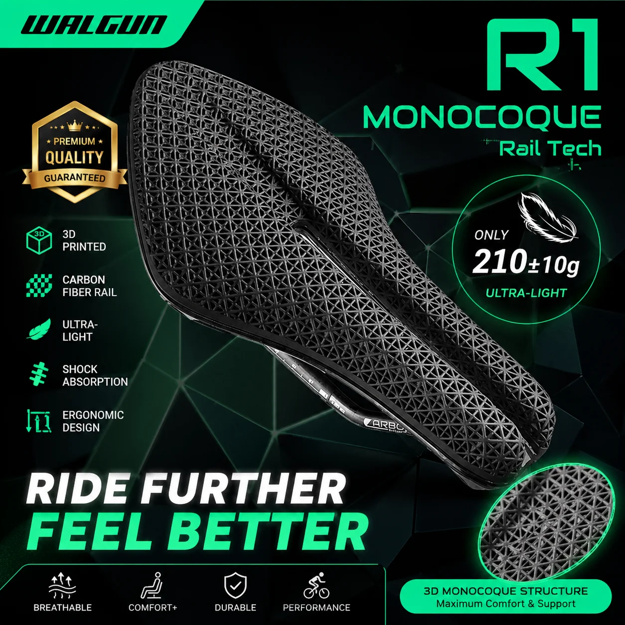 WALGUN 3D Printed Bicycle Saddle TT Triathlon MTB Gravel Road Bike Seat Monocoqe Carbon Fiber Hollow Comfortable Cycling Parts
WALGUN 3D Printed Bicycle Saddle TT Triathlon MTB Gravel Road Bike Seat Monocoqe Carbon Fiber Hollow Comfortable Cycling Parts