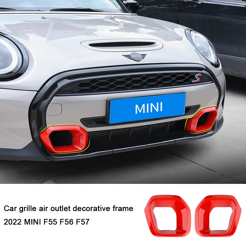 2 шт., автомобильная решетка для радиатора, для нового 2022 года, MINI COOPER F54 F55 F56 F57, автомобильные аксессуары, внешняя наклейка, Стайлинг
2 шт., автомобильная решетка для радиатора, для нового 2022 года, MINI COOPER F54 F55 F56 F57, автомобильные аксессуары, внешняя наклейка, Стайлинг
