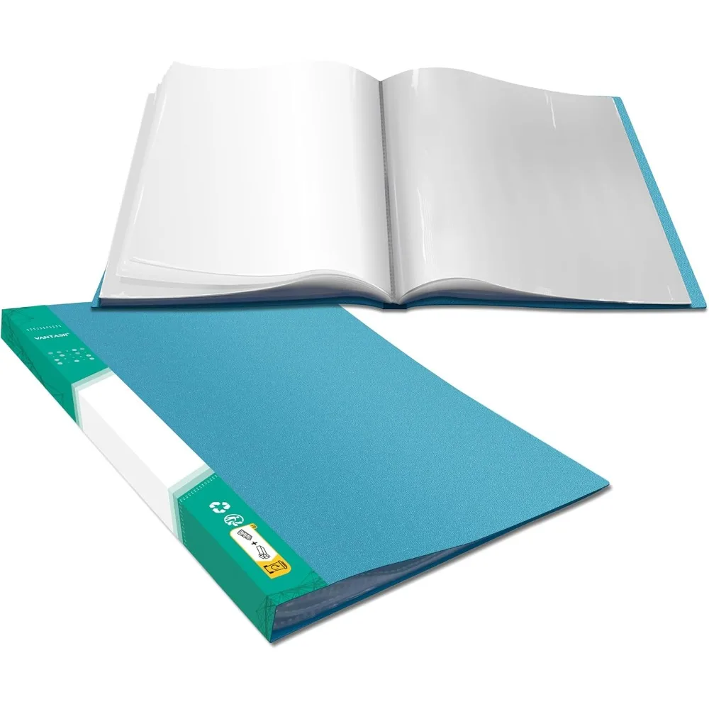 Art Portfolio Folder, 40 Clear Pockets Acqua Paper Protectors Display 80 Pages Clear Presentation Book for Artworks, Letters, Re
Art Portfolio Folder, 40 Clear Pockets Acqua Paper Protectors Display 80 Pages Clear Presentation Book for Artworks, Letters, Re
