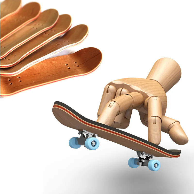 Wooden Finger Skateboards Tabletop Toys Deck Stunt Professional Skate With Metal Bracket Bearing Wheel Tech Parts
Wooden Finger Skateboards Tabletop Toys Deck Stunt Professional Skate With Metal Bracket Bearing Wheel Tech Parts