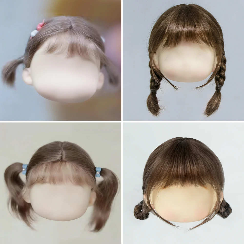1/8BJD Wig Bangs Double ponytail braids Curly Soft Mohair Wig Suitable for Ob11, 1/12bjd Long hair Doll Accessories 5-6inch
1/8BJD Wig Bangs Double ponytail braids Curly Soft Mohair Wig Suitable for Ob11, 1/12bjd Long hair Doll Accessories 5-6inch