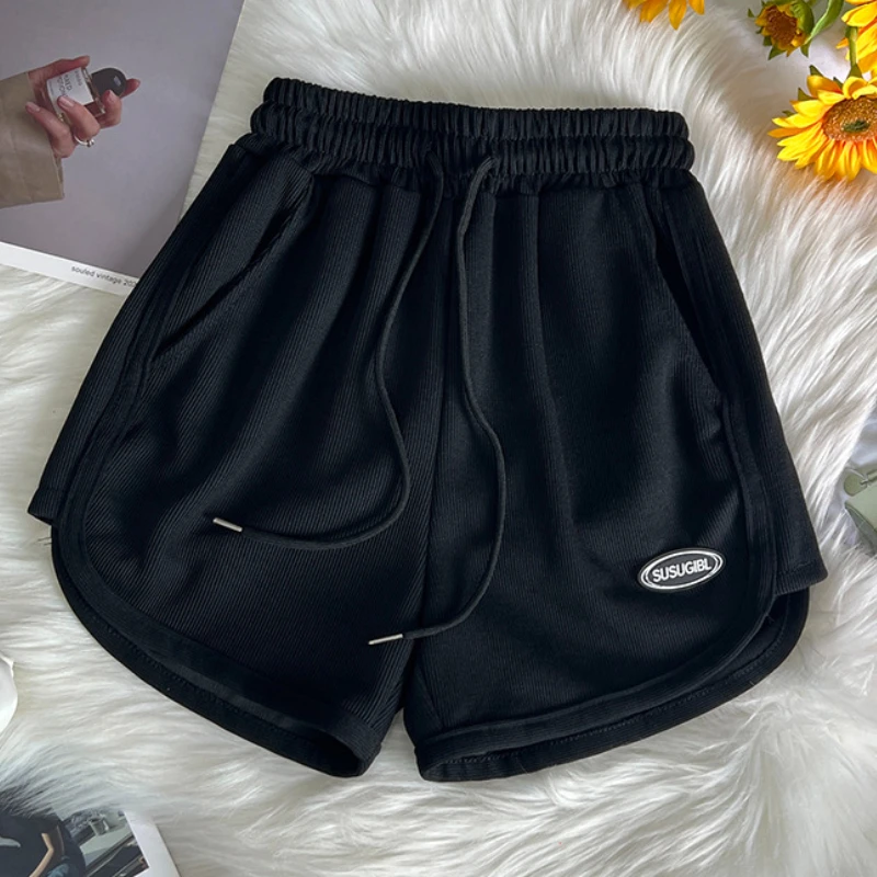 Women Clothing Pants Summer Solid Color Loose Short Pants High Waist Sportswear Female Clothes Casual Fashion Print Shorts 2024
Women Clothing Pants Summer Solid Color Loose Short Pants High Waist Sportswear Female Clothes Casual Fashion Print Shorts 2024