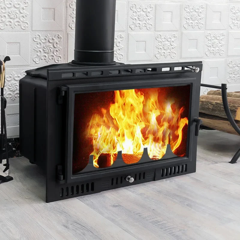 Modern household heating stove, European-style cast iron fireplace, built-in wood-burning real fire heating
Modern household heating stove, European-style cast iron fireplace, built-in wood-burning real fire heating