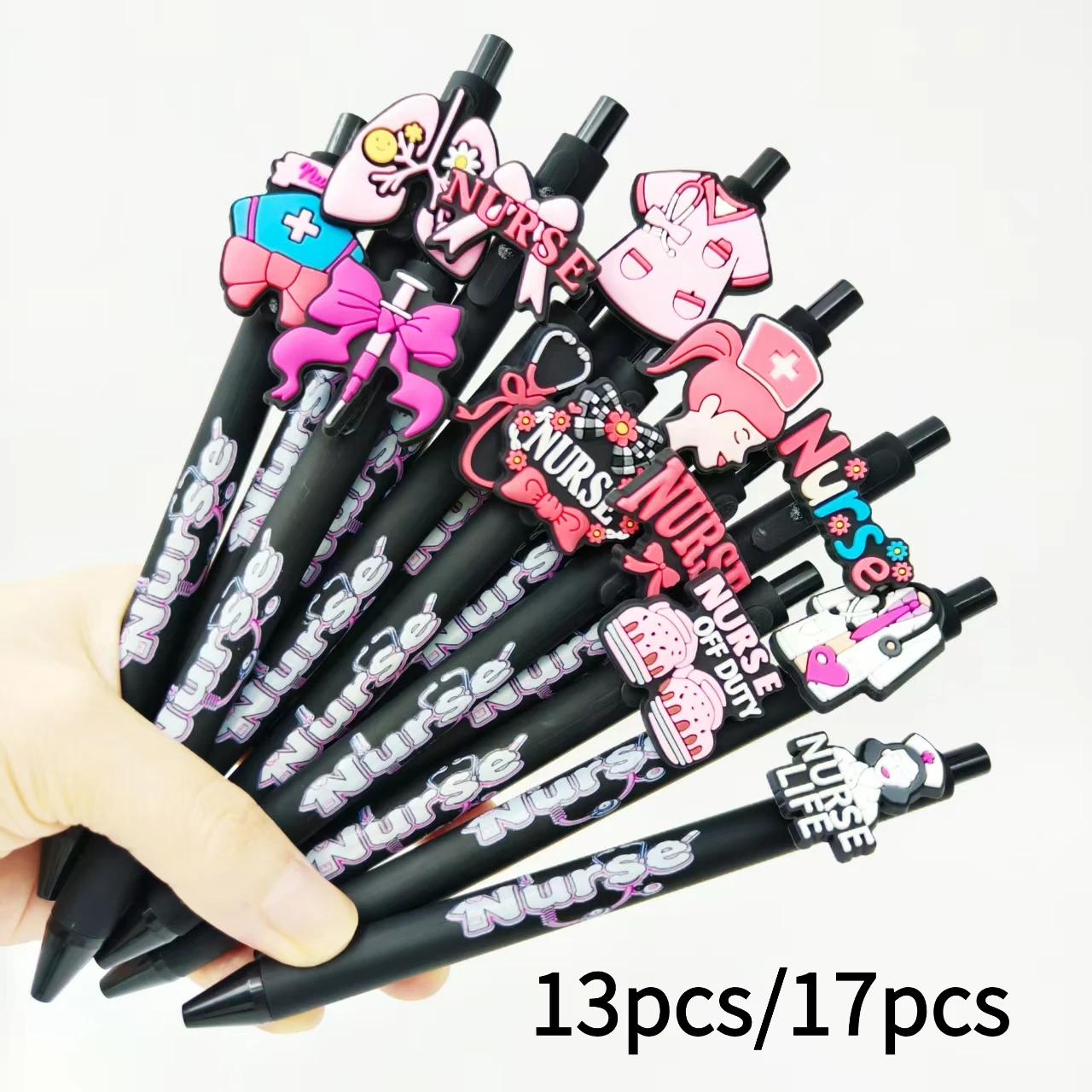 13pcs/17pcs nurse theme shape patch pen black series medical printing gift pen ballpoint pen
13pcs/17pcs nurse theme shape patch pen black series medical printing gift pen ballpoint pen