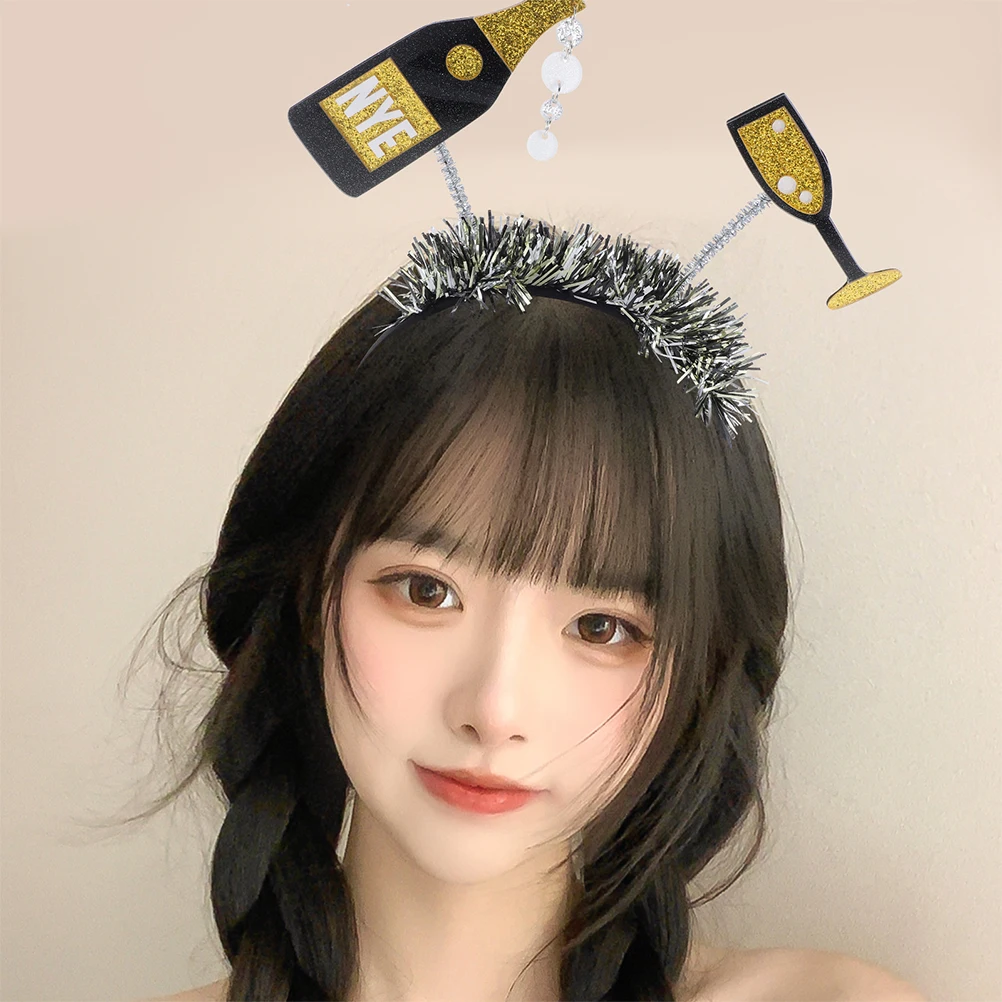 2pcs New Year Eve Headband Hair Hoop 2025 Tinsel Glitter Head Bopper Party Supplies Festival Holiday Decoration Women Men Spring
2pcs New Year Eve Headband Hair Hoop 2025 Tinsel Glitter Head Bopper Party Supplies Festival Holiday Decoration Women Men Spring