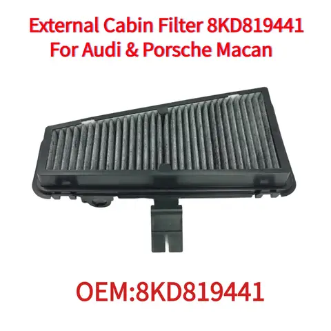 External Cabin Filter 8KD819441 for Audi A4 B8 Q5 8R A5 8T 8F S5 Porsche Macan Outside Air Filters