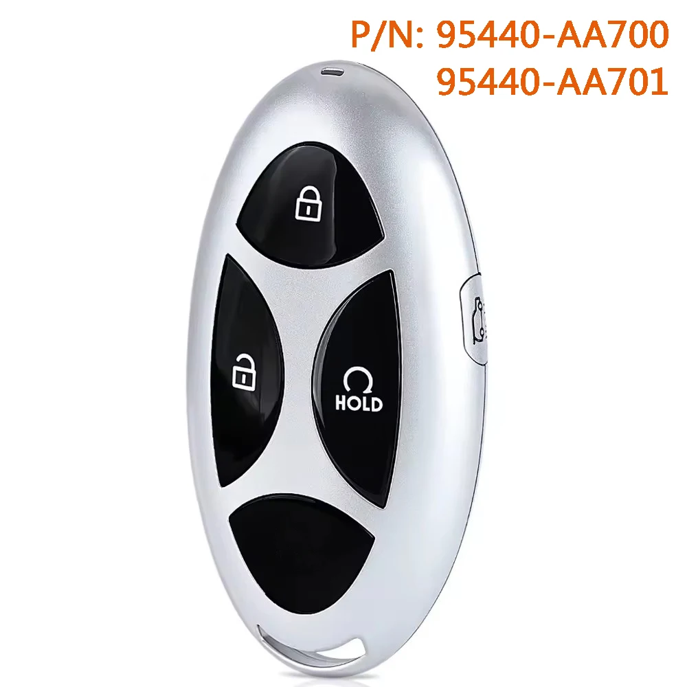 KEYECU 95440-AA700 Smart Remote Car Key Fob for Hyundai Elantra 2024 2025 433MHz 6A Chip NYOMBEC7FOB2208 4 Buttons
KEYECU 95440-AA700 Smart Remote Car Key Fob for Hyundai Elantra 2024 2025 433MHz 6A Chip NYOMBEC7FOB2208 4 Buttons