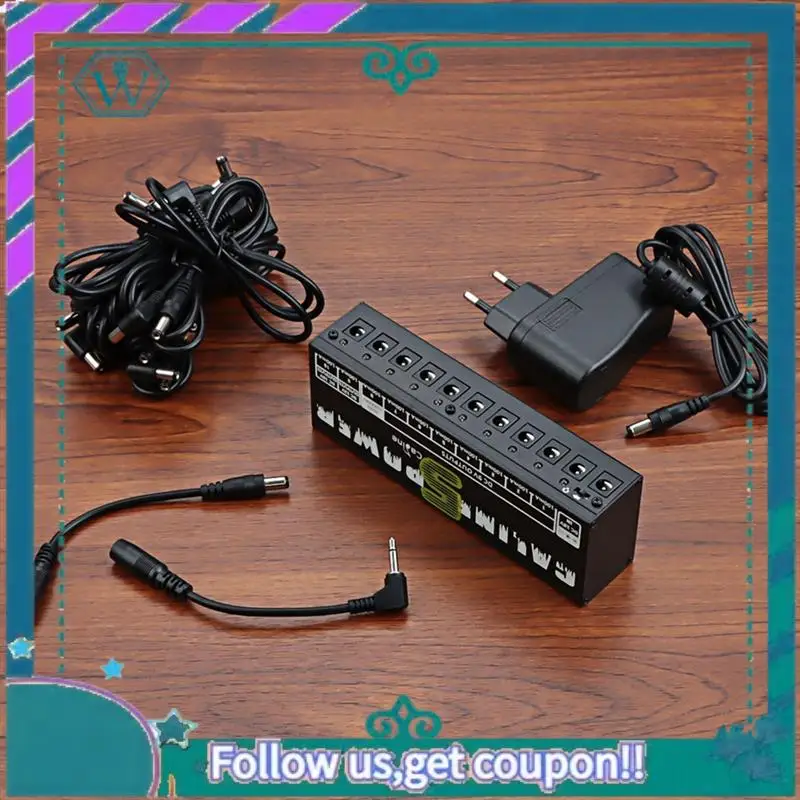 Upgraded CP-05 Guitar Effect Pedals Power Supply With DC 9V/12V/18V Outputs (EU Plug)
Upgraded CP-05 Guitar Effect Pedals Power Supply With DC 9V/12V/18V Outputs (EU Plug)