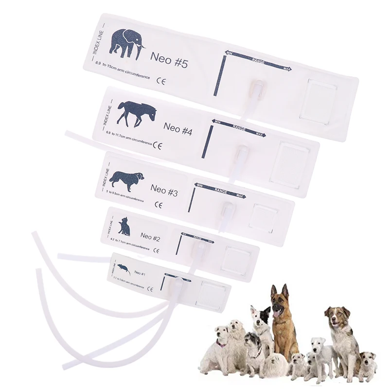 5 Size Of Veterinary Blood Pressur Cuff Multisize Upper Arm Disposable Non-woven Animal NIBP Cuff Pet Blood Pressure Single Hose
5 Size Of Veterinary Blood Pressur Cuff Multisize Upper Arm Disposable Non-woven Animal NIBP Cuff Pet Blood Pressure Single Hose
