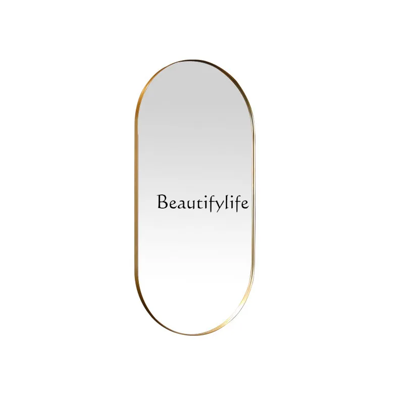Nordic Stainless Steel Decorative Bathroom Hanging Mirror Wall Hanging Oval Table Mirror
Nordic Stainless Steel Decorative Bathroom Hanging Mirror Wall Hanging Oval Table Mirror