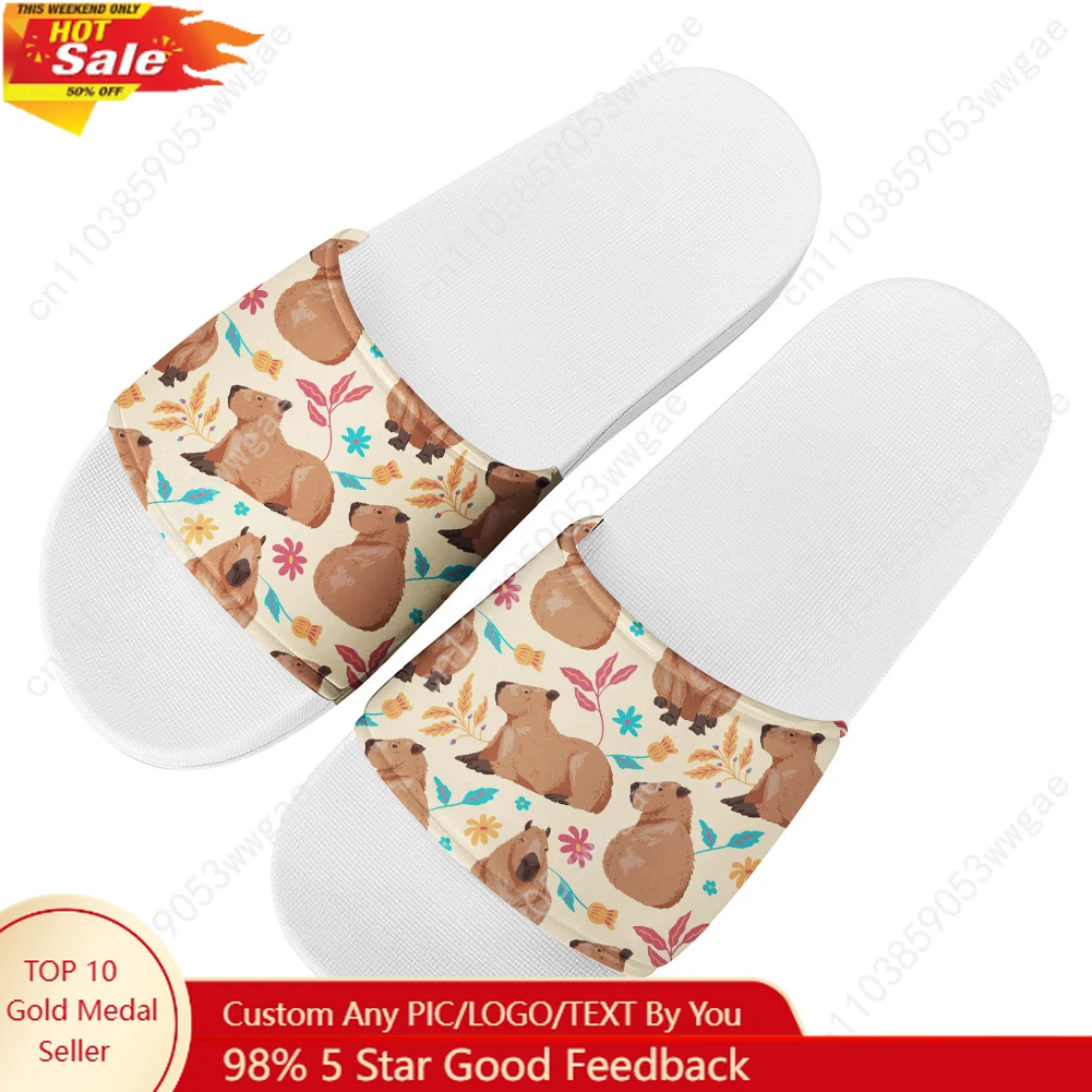 Capybara Sandals Home Slippers Water Shoes Mens Womens Teenagers Sandal Bathroom Beach Pool Cartoon Custom Made Summer Slippers
Capybara Sandals Home Slippers Water Shoes Mens Womens Teenagers Sandal Bathroom Beach Pool Cartoon Custom Made Summer Slippers