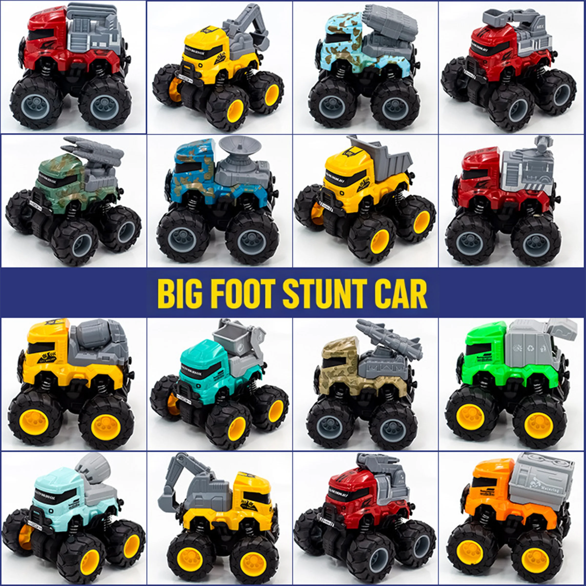 1: 43 inertia four-wheel drive off-road engineering vehicle series excavator, sprinkler dump truck, gift model, birthday gift
1: 43 inertia four-wheel drive off-road engineering vehicle series excavator, sprinkler dump truck, gift model, birthday gift
