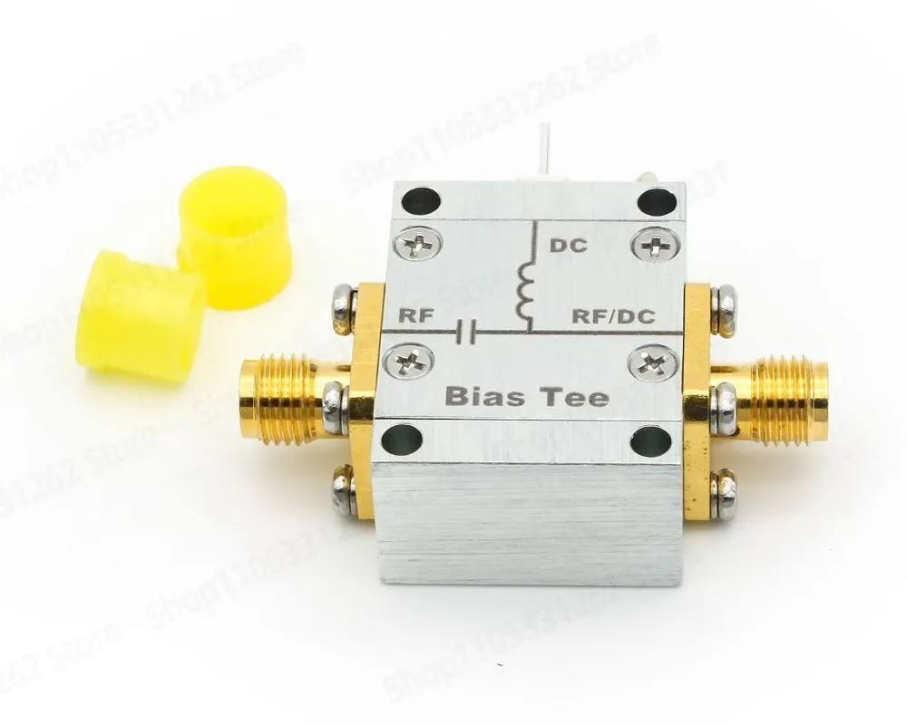 0.01 to 6GHz High Current RF Coaxial Bias Tee with DC Block and Feed
0.01 to 6GHz High Current RF Coaxial Bias Tee with DC Block and Feed