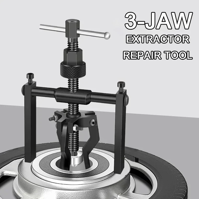 Car Repair Tool 3 Jaw Extractor Inner Bearing Puller Gear Labor Saving Auto Separation Disassembly Tool