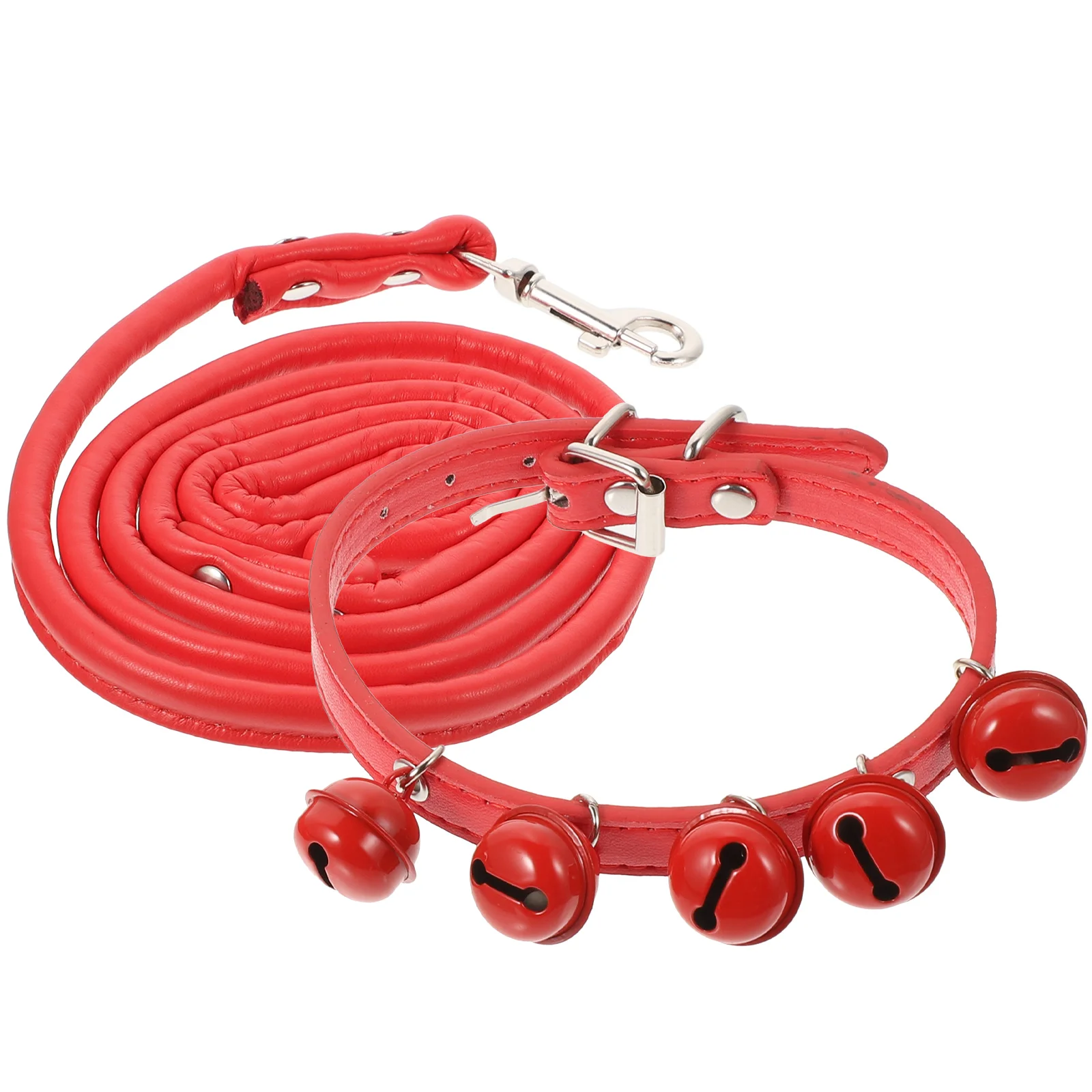 Pet Collar Dog Leash Traction Rope with Bell Red Strap for Dogs Puppies Cats Durable PU Material Outdoor Accessories Walking
Pet Collar Dog Leash Traction Rope with Bell Red Strap for Dogs Puppies Cats Durable PU Material Outdoor Accessories Walking