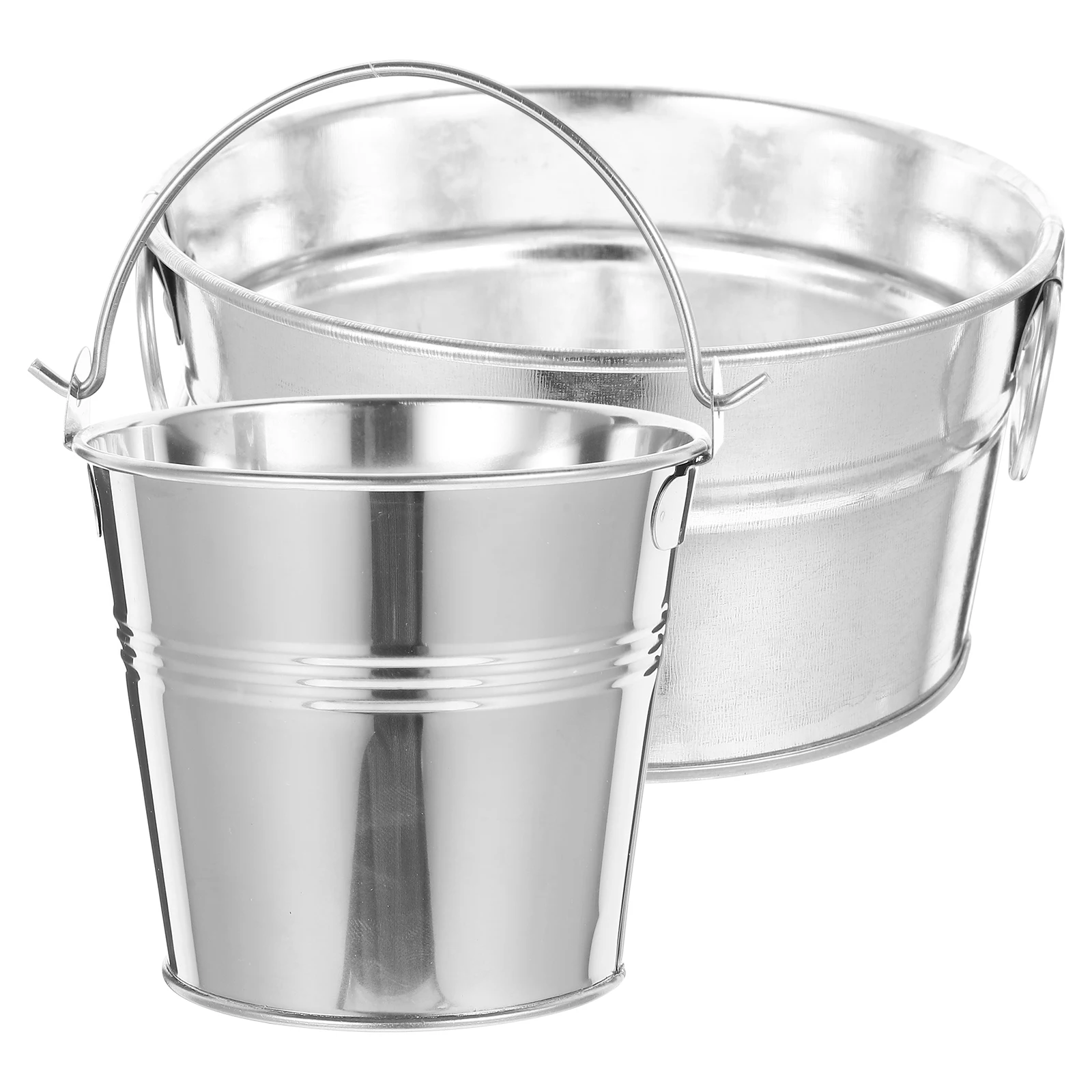 2 Practical Stainless Steel French Fries Buckets iginal Color Snack Containers Safe Restaurant Bar Cafe Kitchen
2 Practical Stainless Steel French Fries Buckets iginal Color Snack Containers Safe Restaurant Bar Cafe Kitchen