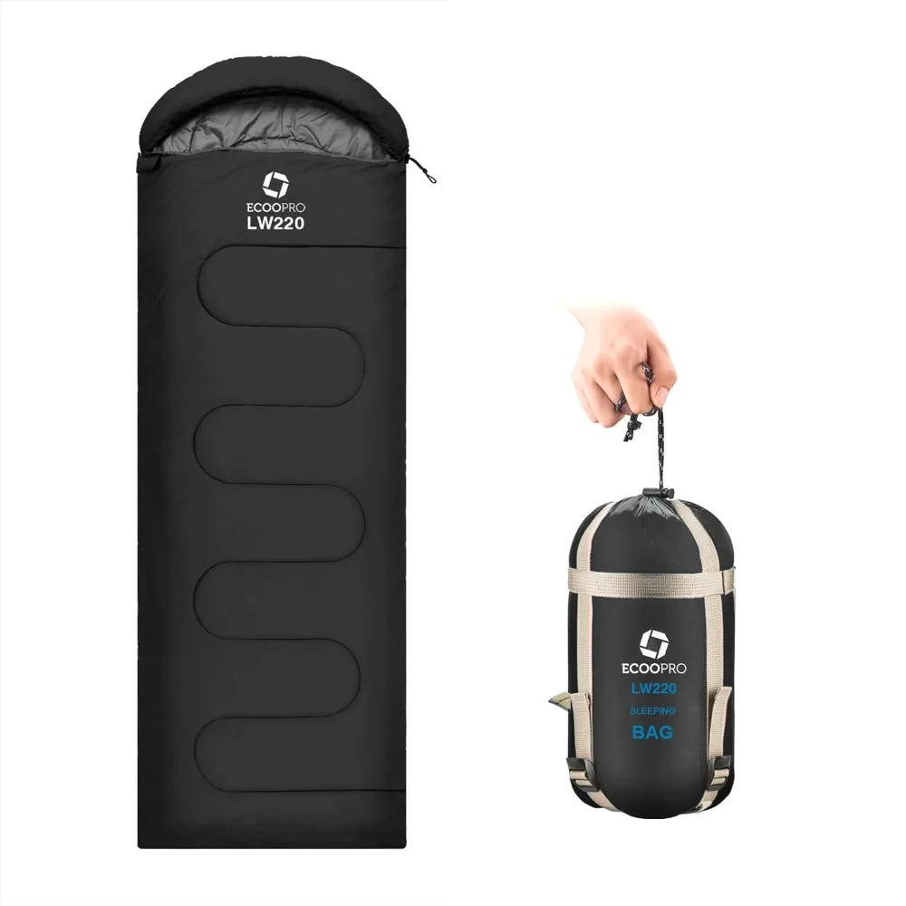 warm weather sleeping bag - portable, waterproof, compact lightweight, comfort with compression sack - great for outdoor campin
warm weather sleeping bag - portable, waterproof, compact lightweight, comfort with compression sack - great for outdoor campin