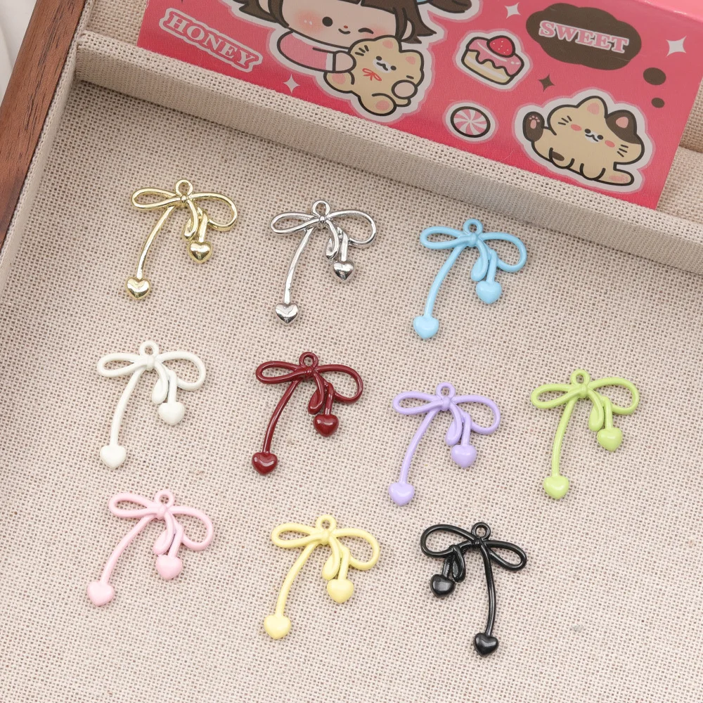 100Pcs Handmade Butterfly Pendant Charms Colorful Bow Love Heart Necklace Earrings Bracelet Pendatns Diy Jewelry Making Findings
100Pcs Handmade Butterfly Pendant Charms Colorful Bow Love Heart Necklace Earrings Bracelet Pendatns Diy Jewelry Making Findings
