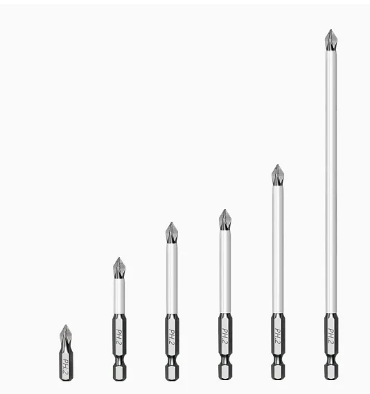 5/10pcs PH2 25 50 65 70 90 150 Impact Screwdriver Bit for Plastic, Wood & Metal Processing
5/10pcs PH2 25 50 65 70 90 150 Impact Screwdriver Bit for Plastic, Wood & Metal Processing