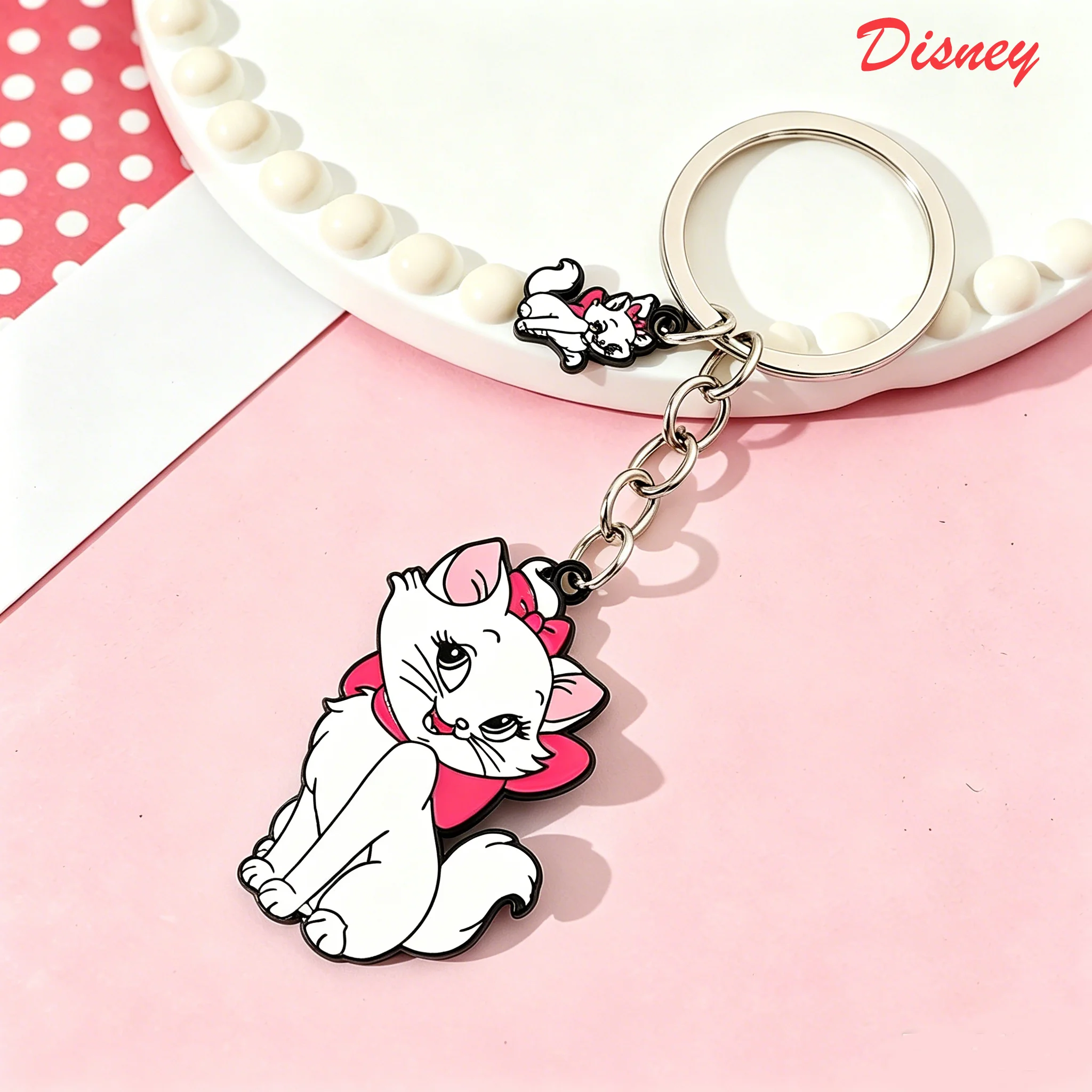 Disney Cartoon Anime Mary Cat Keychain | Elegant Zinc Alloy and Ferroalloy Chain, Cute Style, Perfect for Birthday Gift
Disney Cartoon Anime Mary Cat Keychain | Elegant Zinc Alloy and Ferroalloy Chain, Cute Style, Perfect for Birthday Gift