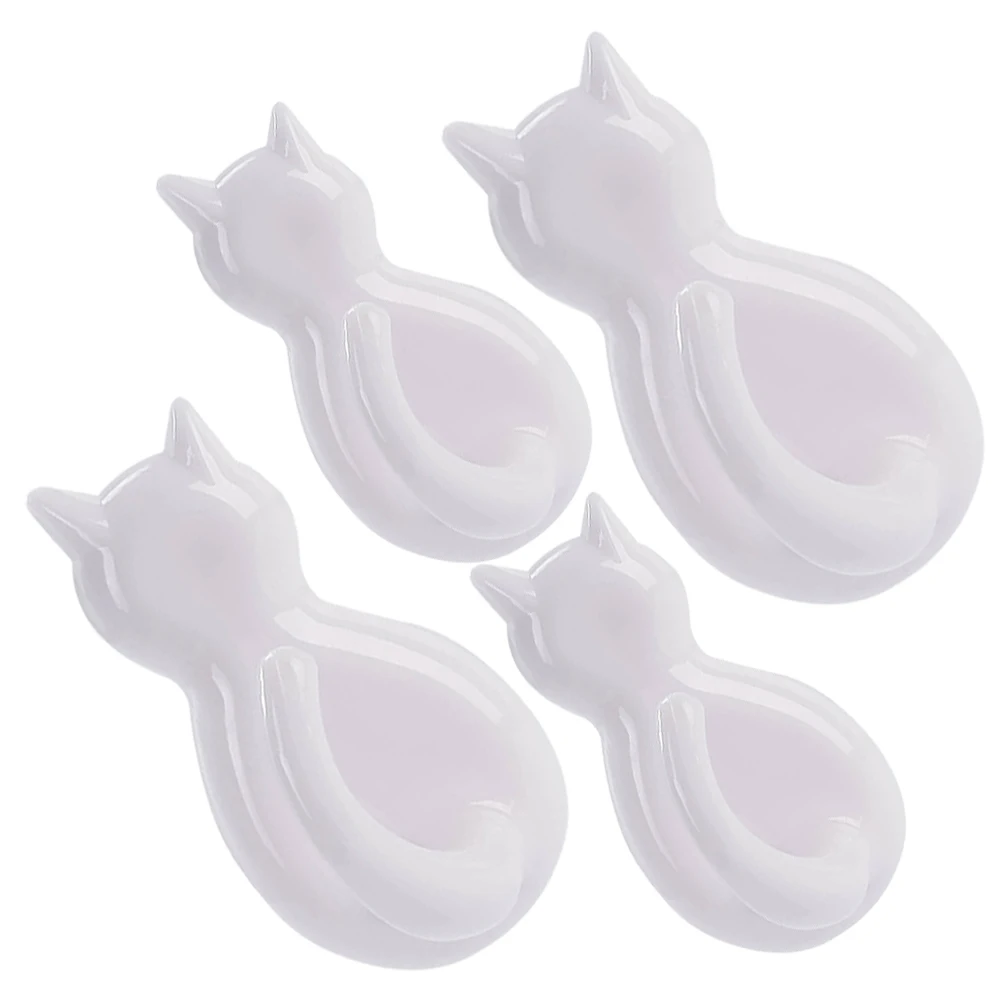 4PCS Cat Tail Hooks Adhesive Wall Mounts Cute Hanging Accessories for Bedroom Bathroom Closet Plastic
4PCS Cat Tail Hooks Adhesive Wall Mounts Cute Hanging Accessories for Bedroom Bathroom Closet Plastic