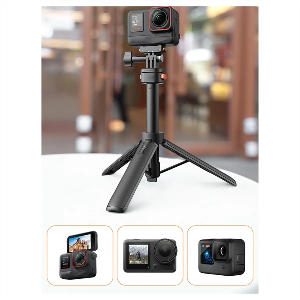 M05K Mini Magnetic Quick Release Selfie Stick Tripod 1/4 Screw Mount for Action Cameras
M05K Mini Magnetic Quick Release Selfie Stick Tripod 1/4 Screw Mount for Action Cameras