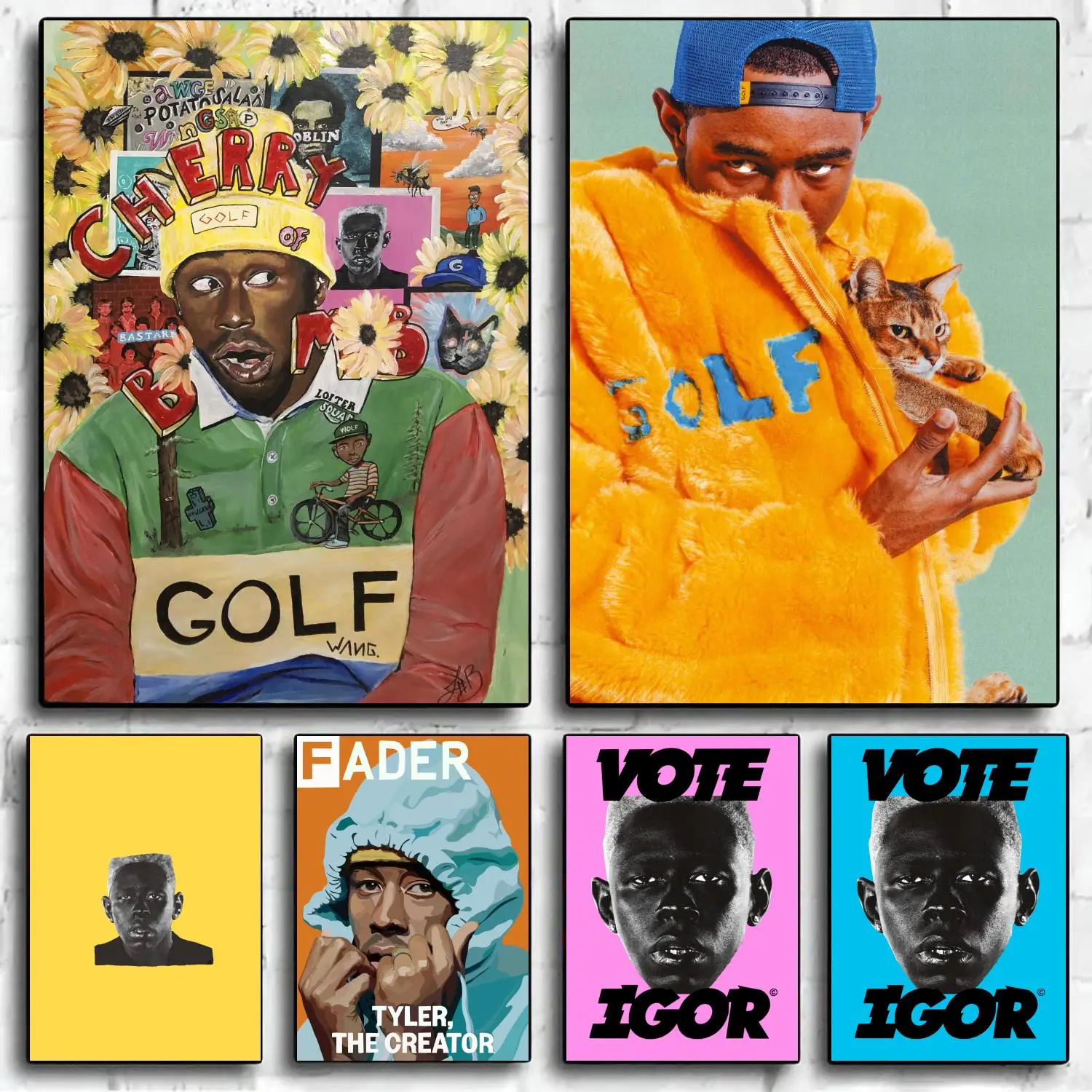 tyler the creator Decoration Art Poster Wall Art Personalized Gift Modern Family bedroom Decor Canvas Posters
tyler the creator Decoration Art Poster Wall Art Personalized Gift Modern Family bedroom Decor Canvas Posters