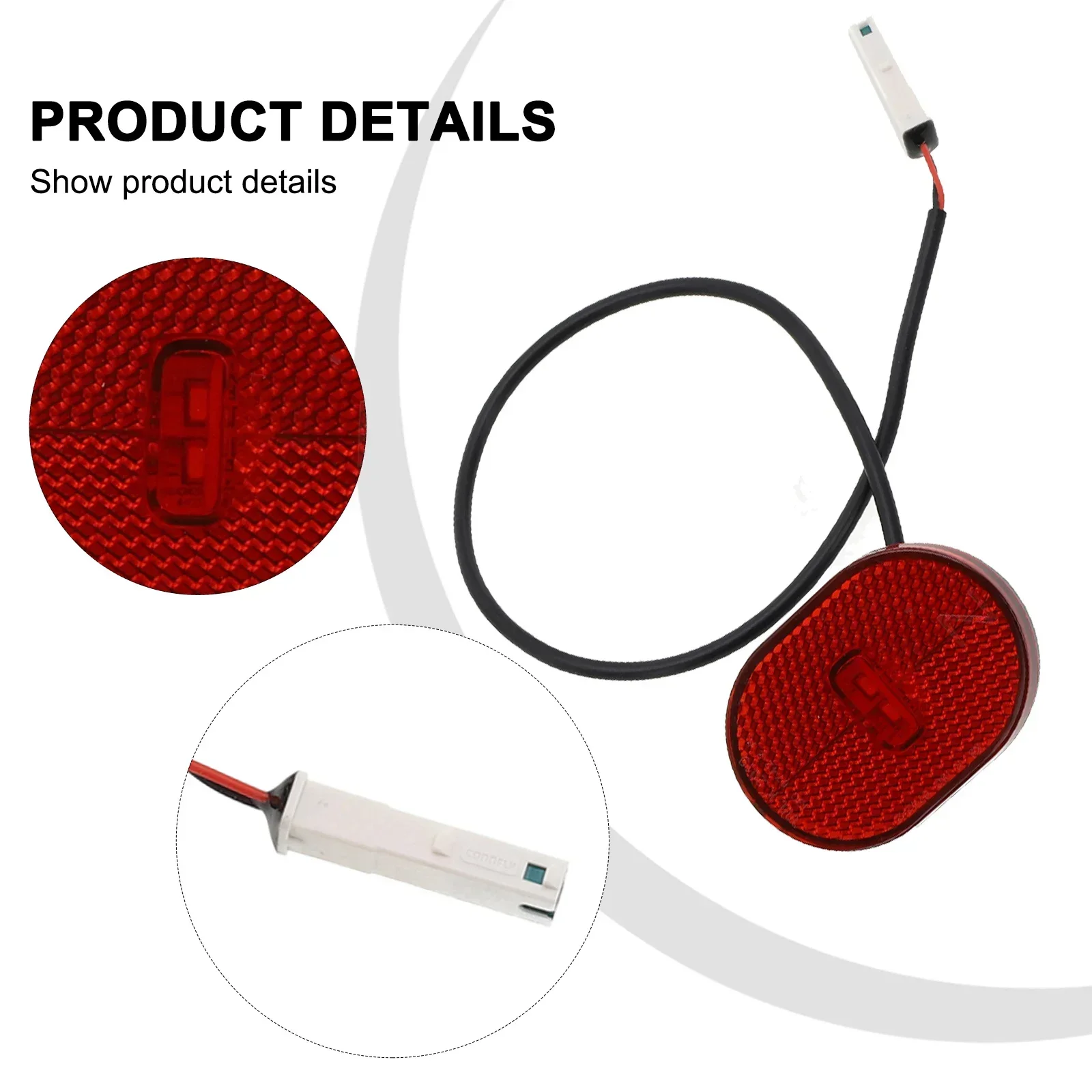 Rear Fender Tail Light Set for 4 Lite/Pro4 Electric Scooter Durable and Long Lasting Design Black Color
Rear Fender Tail Light Set for 4 Lite/Pro4 Electric Scooter Durable and Long Lasting Design Black Color