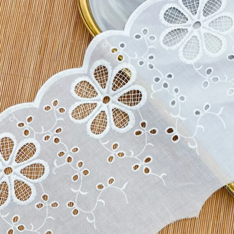 23 Yards Hollow Cotton Lace Embroidered Lace Lolita Children's Dress Handmade Accessories
23 Yards Hollow Cotton Lace Embroidered Lace Lolita Children's Dress Handmade Accessories