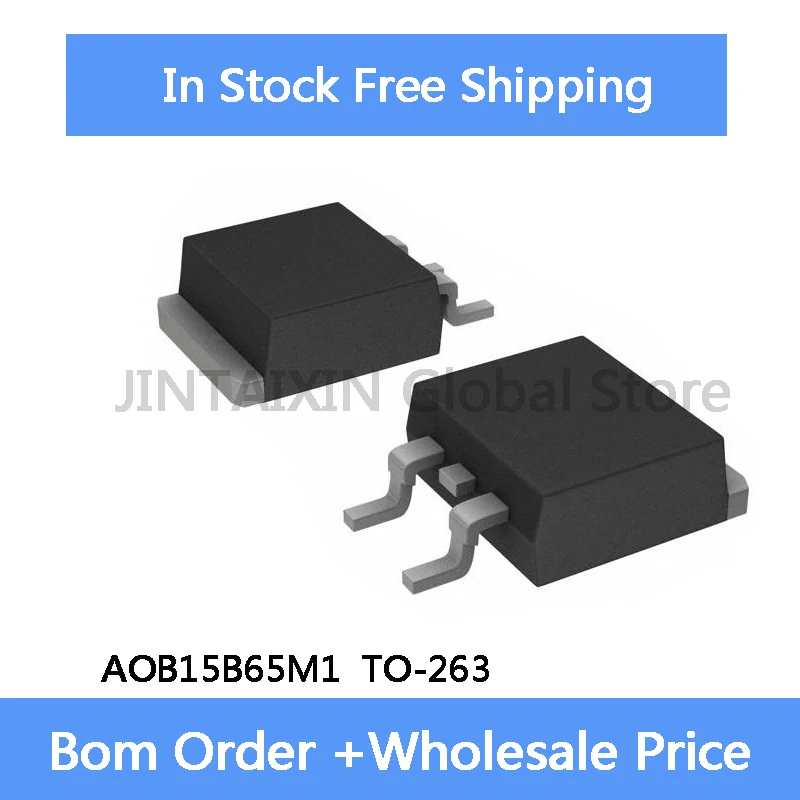 10Pcs AOB15B65M1 B15B65M1 TO-263 MOSFET IC Chip In Stock Wholesale
10Pcs AOB15B65M1 B15B65M1 TO-263 MOSFET IC Chip In Stock Wholesale
