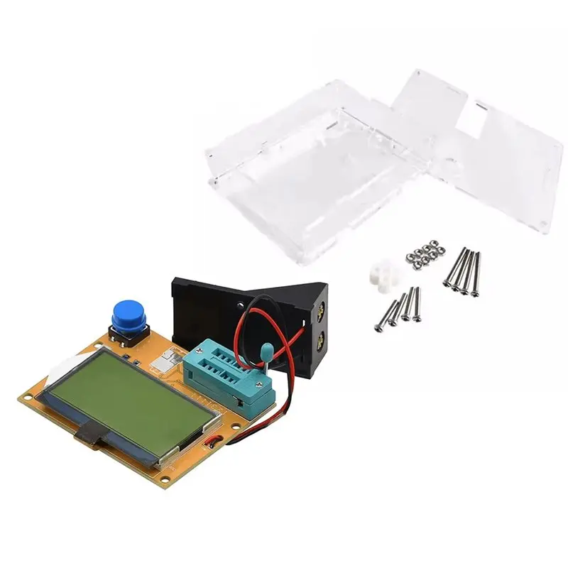 AB66-LCR-T4 Transistor Tester Meter For Diode Triode Capacitor Capacitance MOSFET For Resistor Inductor Thyristor Detection
AB66-LCR-T4 Transistor Tester Meter For Diode Triode Capacitor Capacitance MOSFET For Resistor Inductor Thyristor Detection