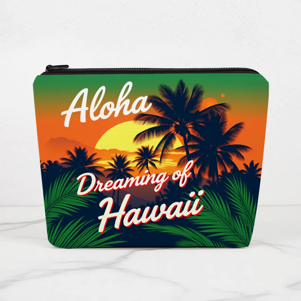 Косметички Aloha Dreaming Of Hawaii Sunset Palm Trees для девочек, косметичка, сумка для туалетных принадлежностей, пенал, сумка для хранения в путешествиях
Косметички Aloha Dreaming Of Hawaii Sunset Palm Trees для девочек, косметичка, сумка для туалетных принадлежностей, пенал, сумка для хранения в путешествиях
